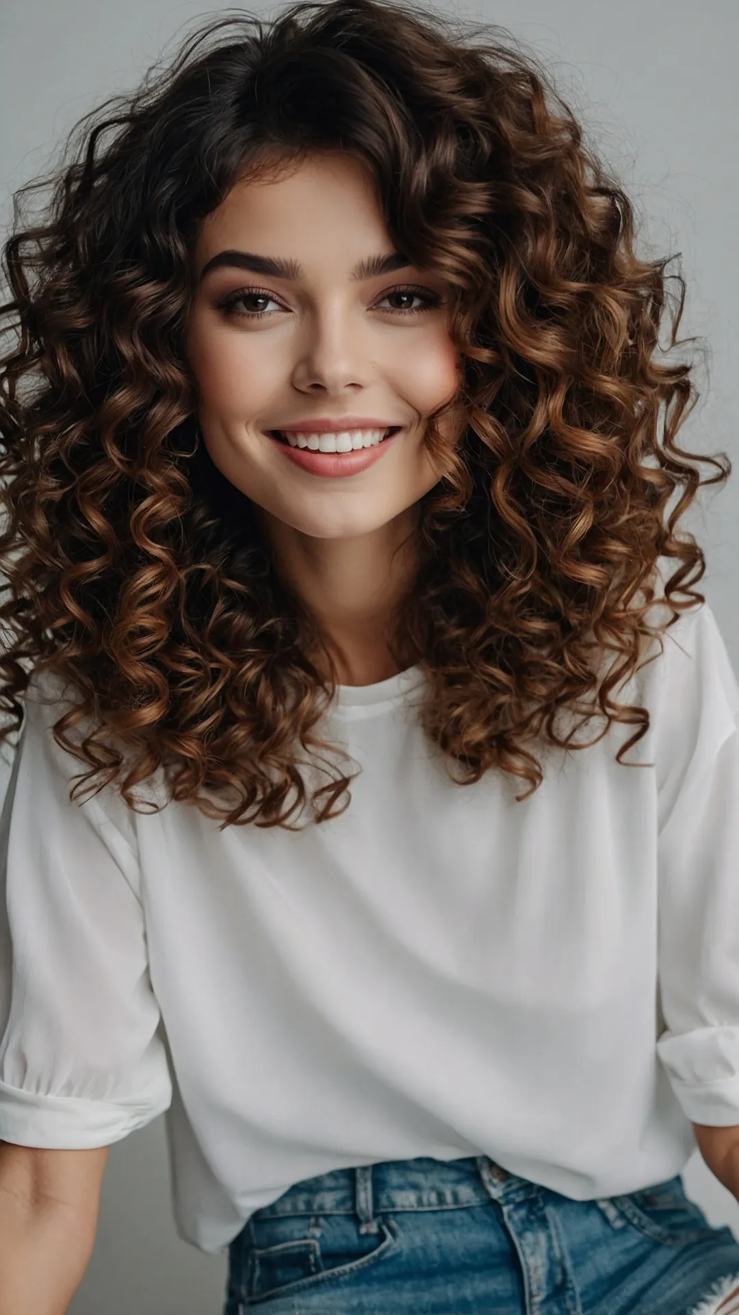 The Bangs Parade: Curly Hairstyles for Every Length** ** 39 Coils and Fringe Flair