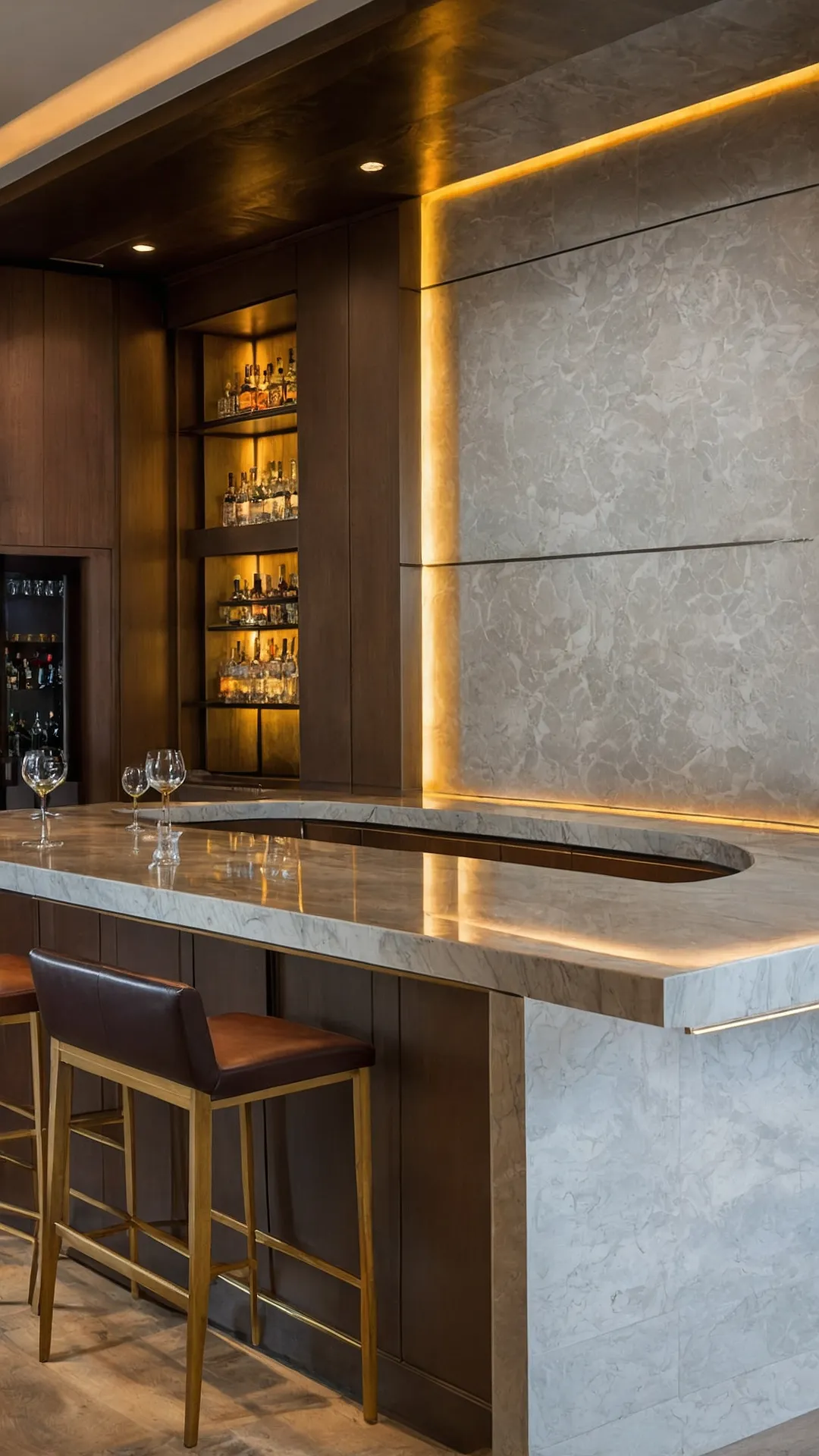 Transform Your Nook: 17 House Bar Design Ideas for Modern Spaces 37 Snack & Sip Haven
