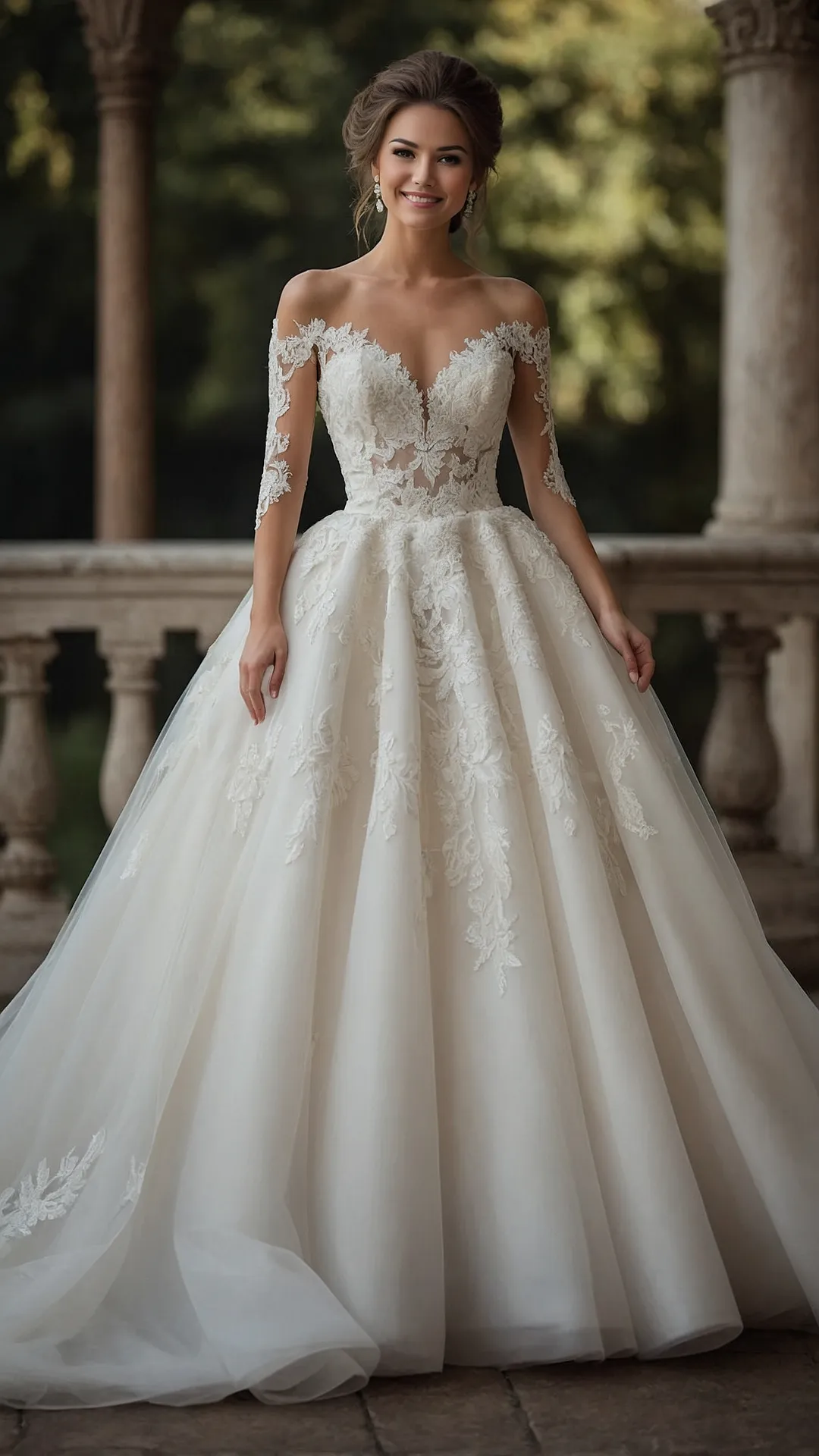 21 Whimsical Wedding Dress Ideas with Sleeves for the Modern Bride** ** 40 Aisle Style with Sleeves