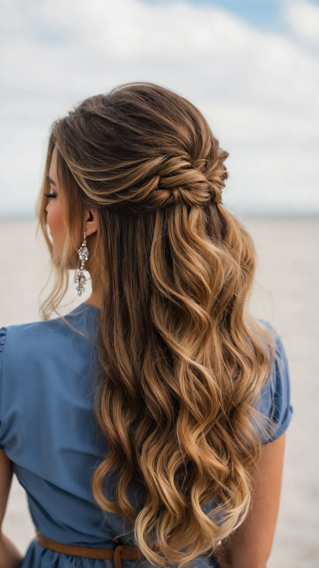 Stylish Half Up, Half Down Hairstyles for Prom Perfection 33 Your Prom Confidence Style