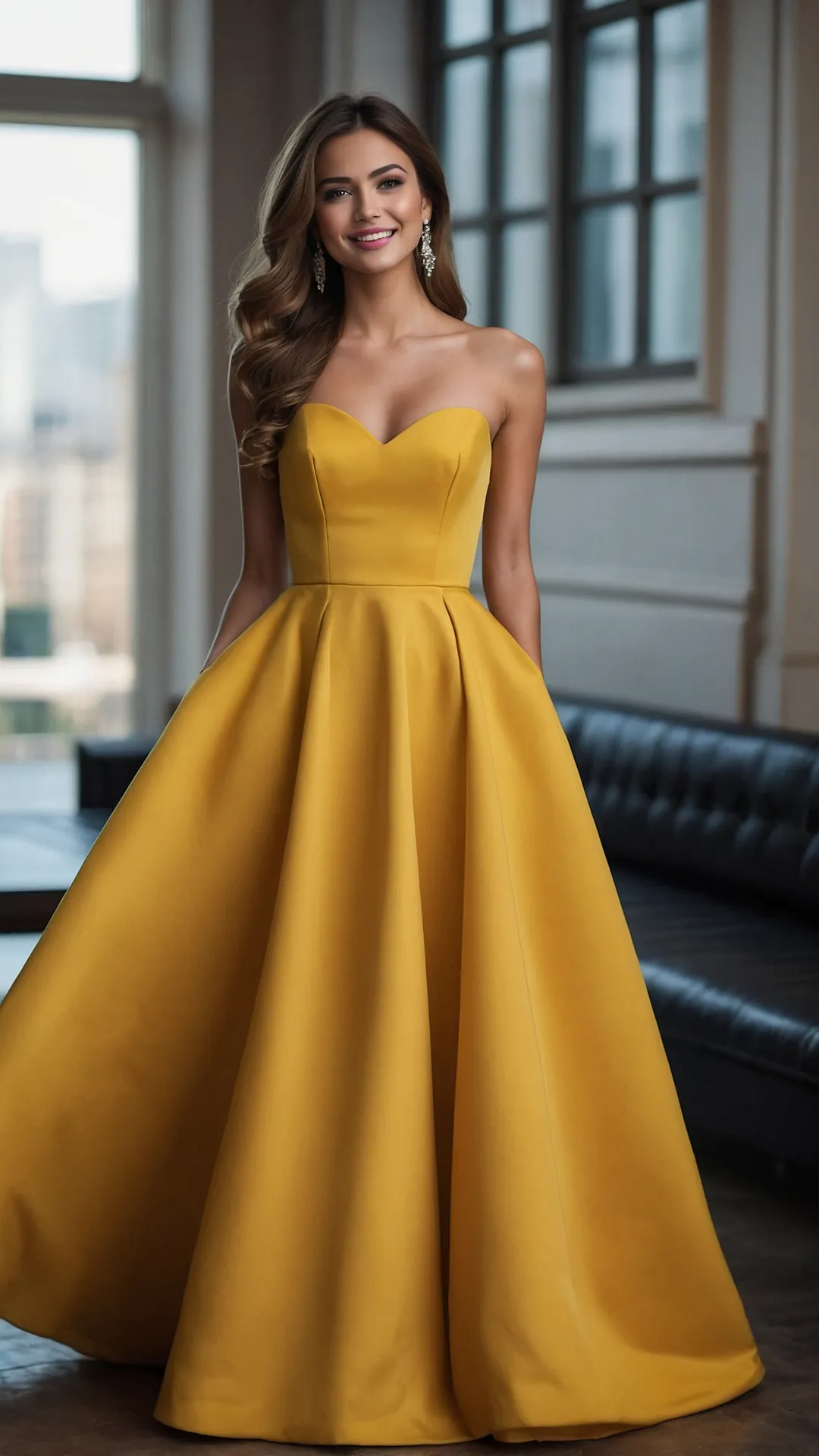 Unleash Your Style Potential with 21 Stunning Long Frock Designs 45 The Regal Sweep