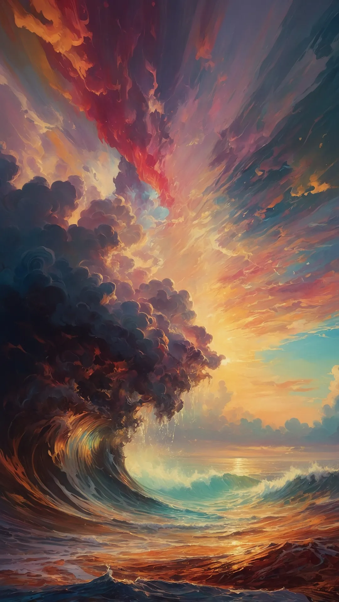 Unleashing Creativity: 22 Oil Painting Background Ideas for Everyone 34 Painted Paradise Garden