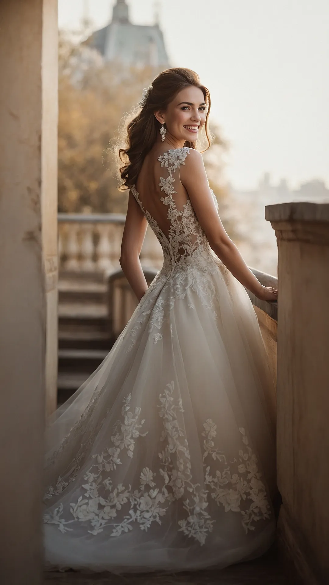 Indian Inspirations: 17 Beautifully Romantic Wedding Dresses 38 Floating Fantasy Gown