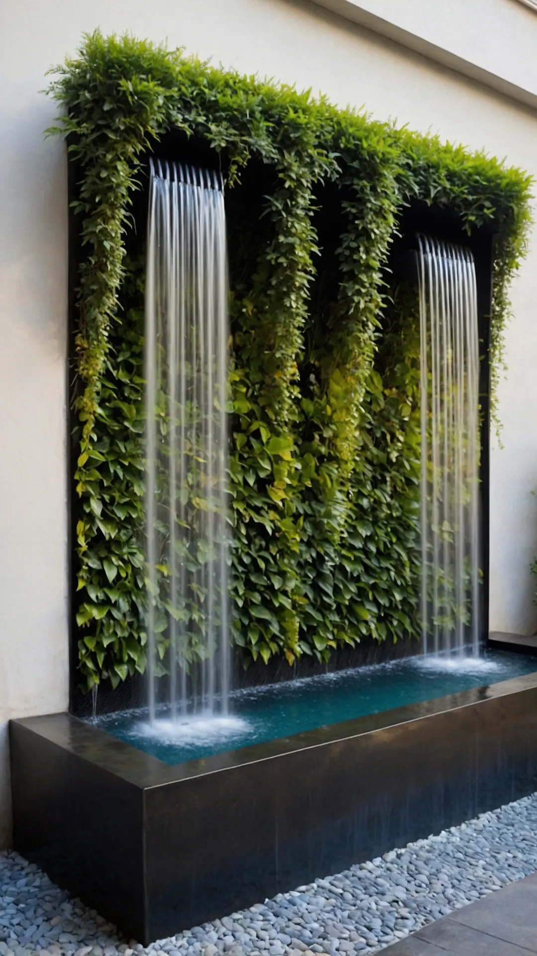 15 Outdoor Wall Fountain Ideas to Spruce Up Your Yard 43 Flowing Wall Oasis