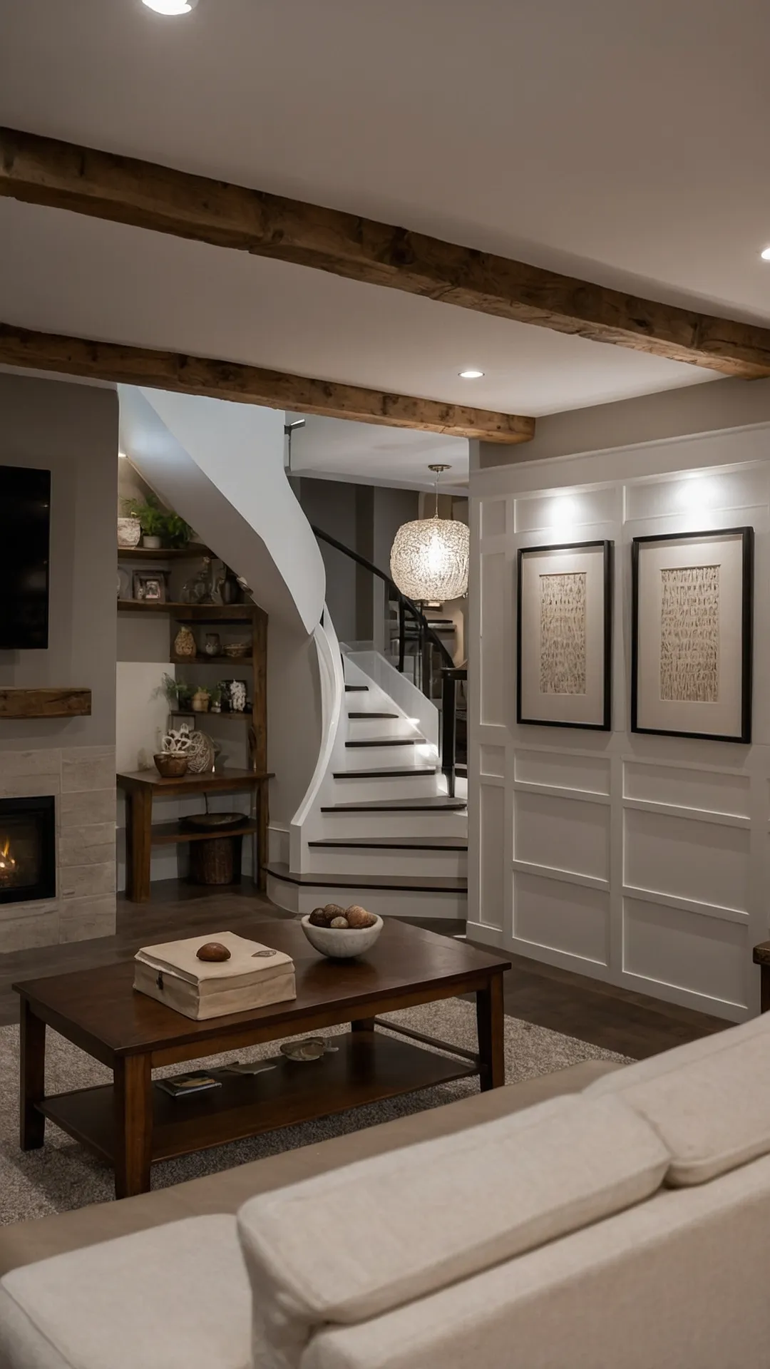 Unleash the Potential: 21 Cozy Basement Ideas for Family Gatherings 46 Cinema & Snack Nook