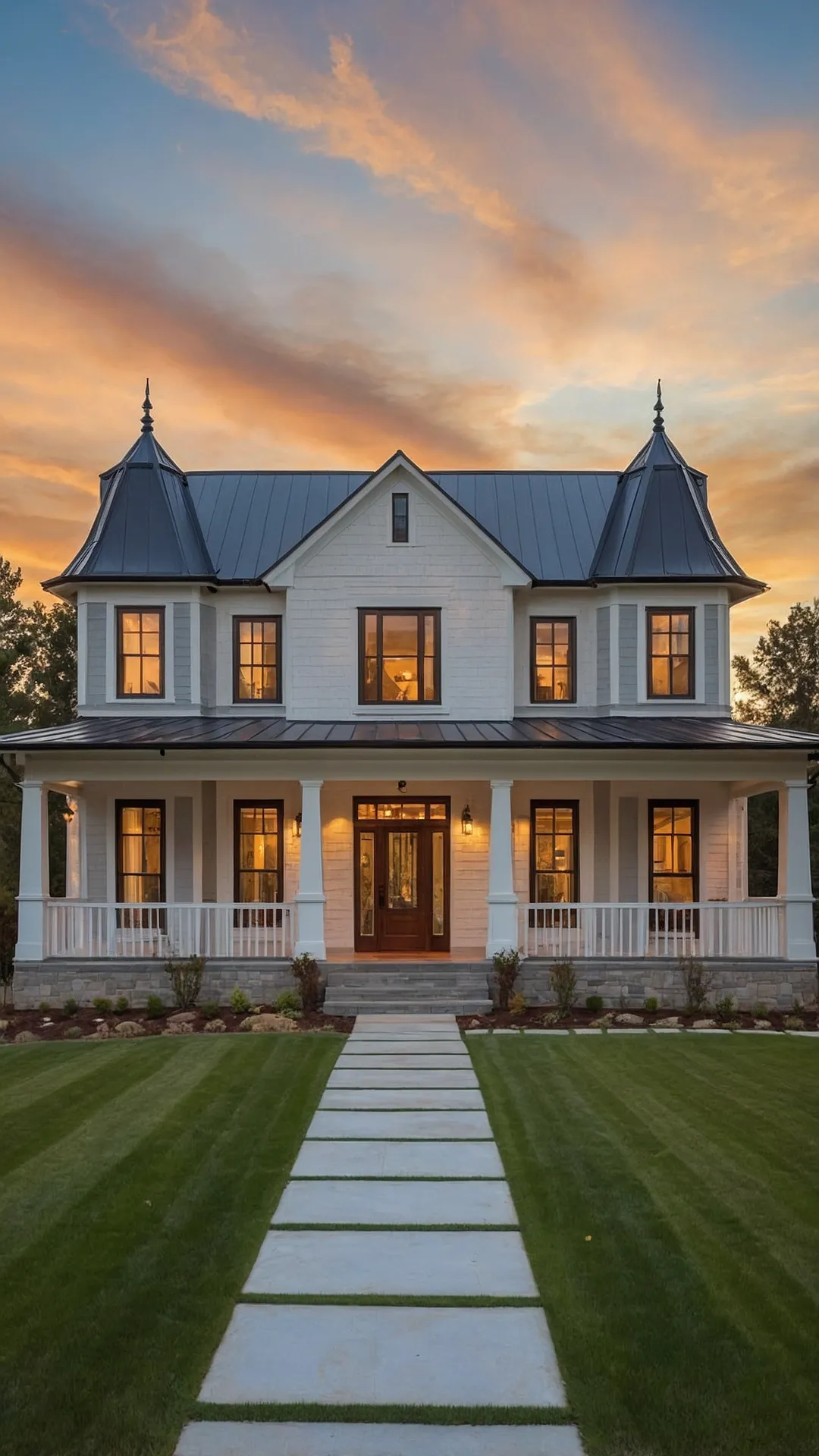Country Elegance: 18 Stunning Craftsman House Plan Ideas for Family Living 35 Stone & Timber Charm