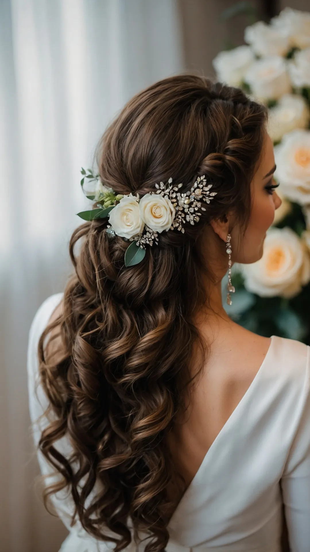 **Tresses in the Spotlight: Top 15 Loose Curls Wedding Hair Ideas for Every Bride** 36 Flowing Bridal Dreams