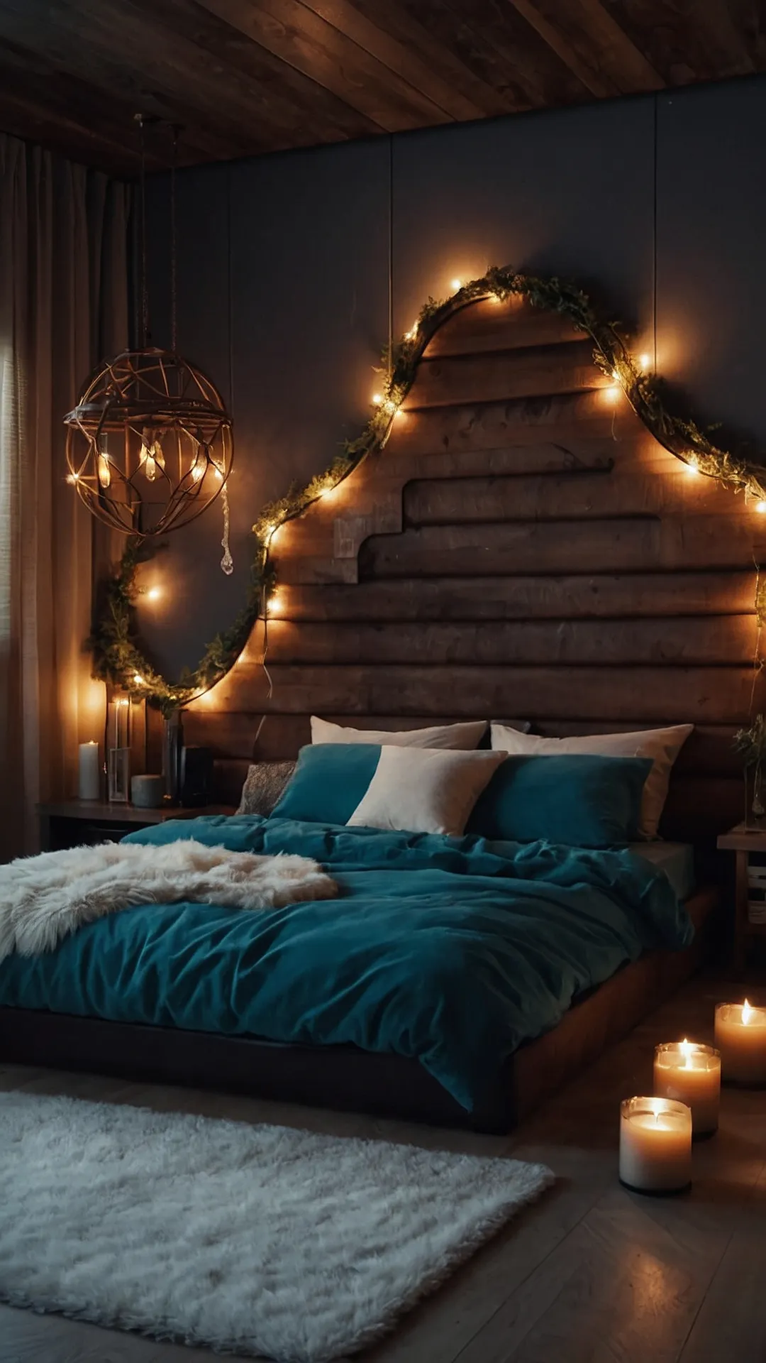 Nature’s Touch: 15 Cozy Ideas to Elevate Your Bedroom Aesthetic 32 Woodland Whispers
