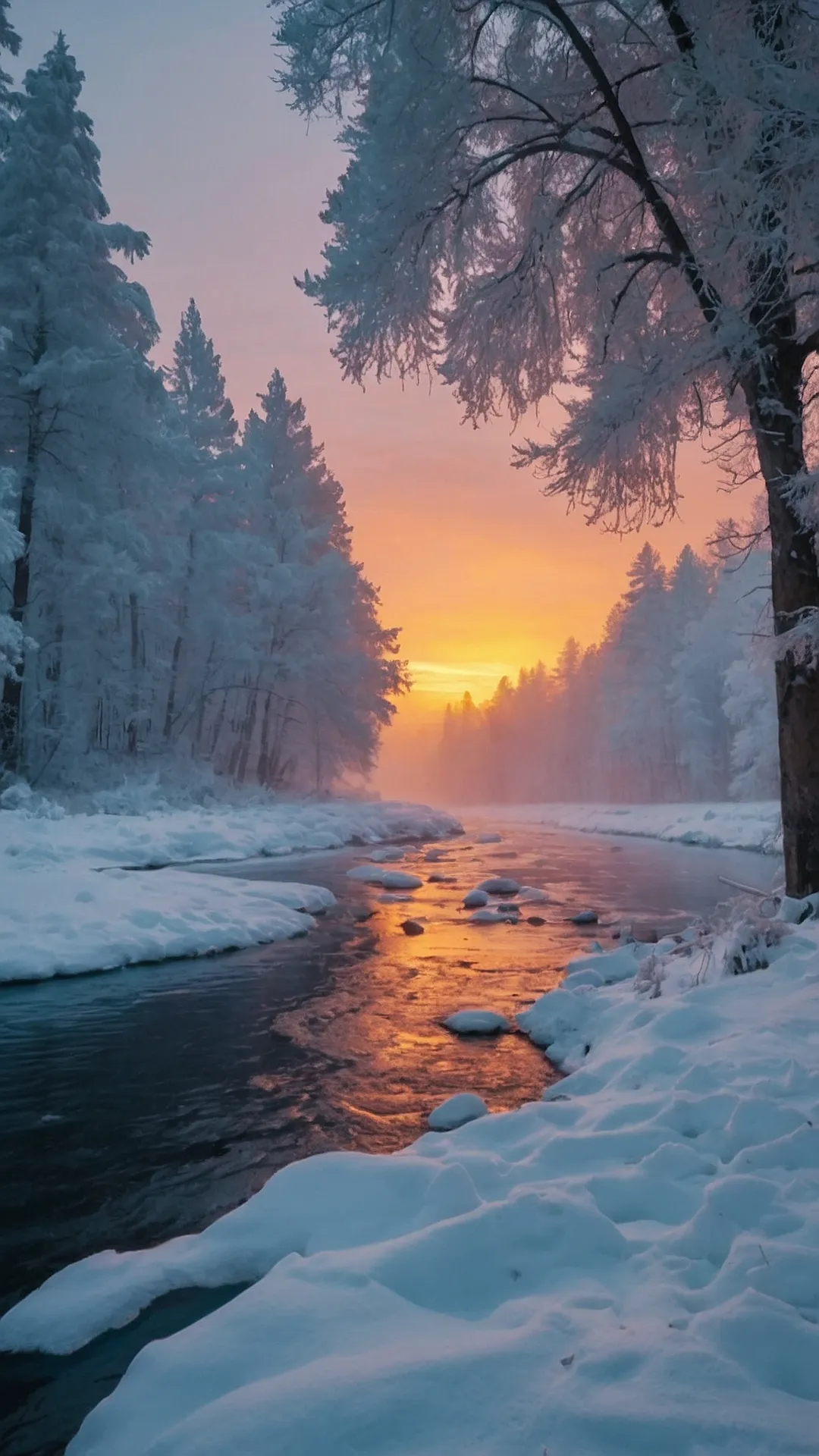 Cozy Cabin in a Winter Wonderland