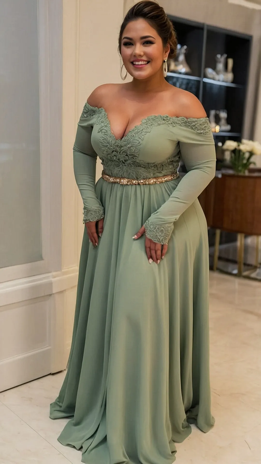 Embrace Your Curves: 20 Fabulous Plus Size Maxi Dresses for Summer Fun 32 Maxi Dress Extravaganza