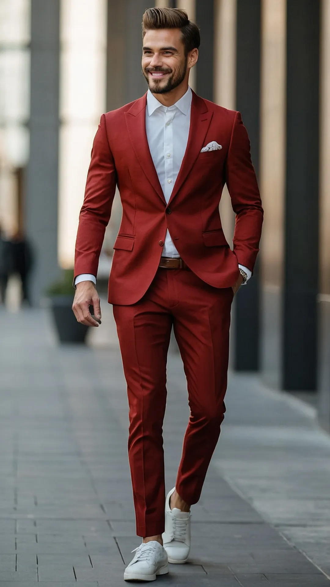 Suave in Scarlet