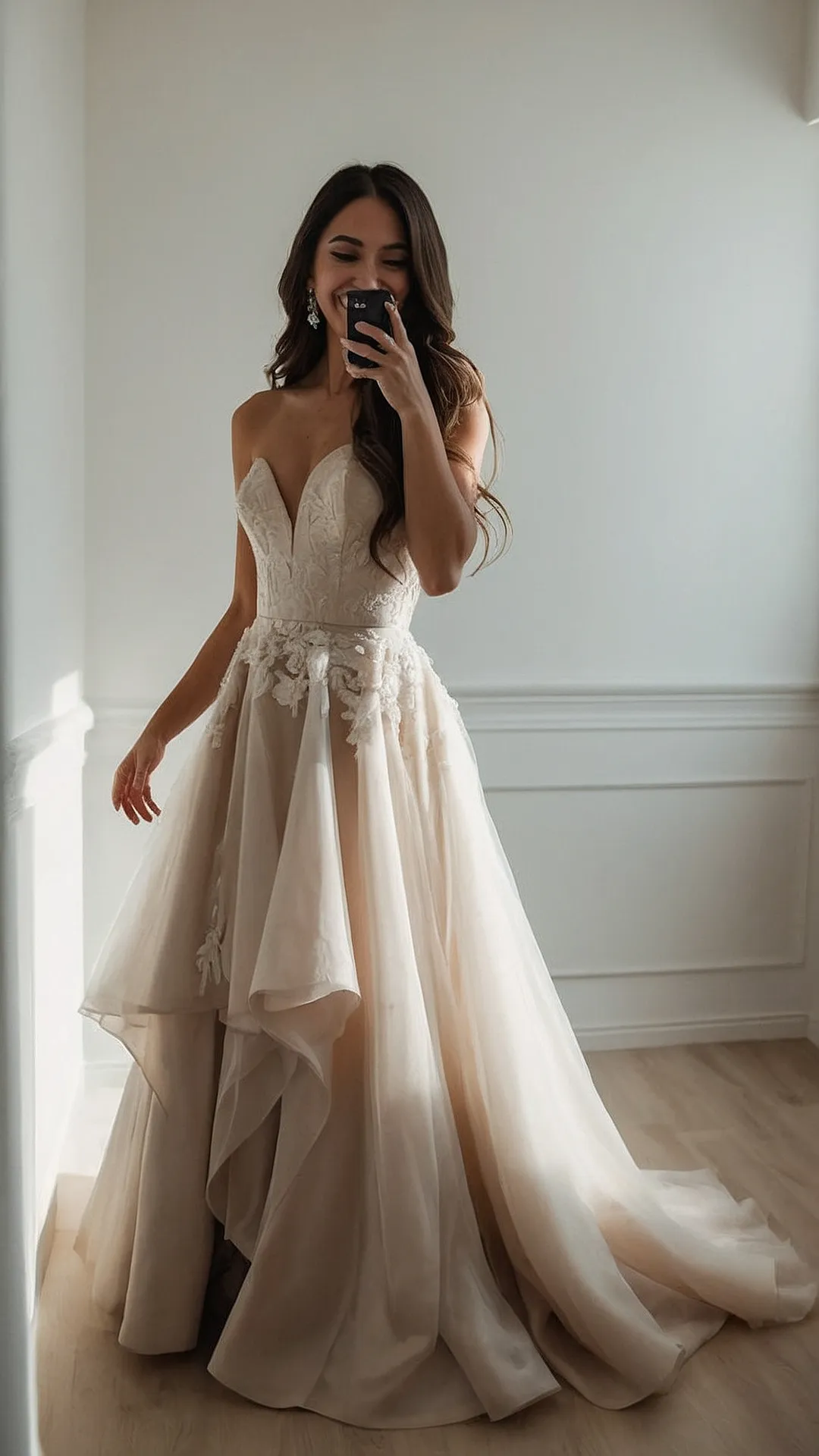 Soft Silk and Lace Dreamy Wedding Dress Collections