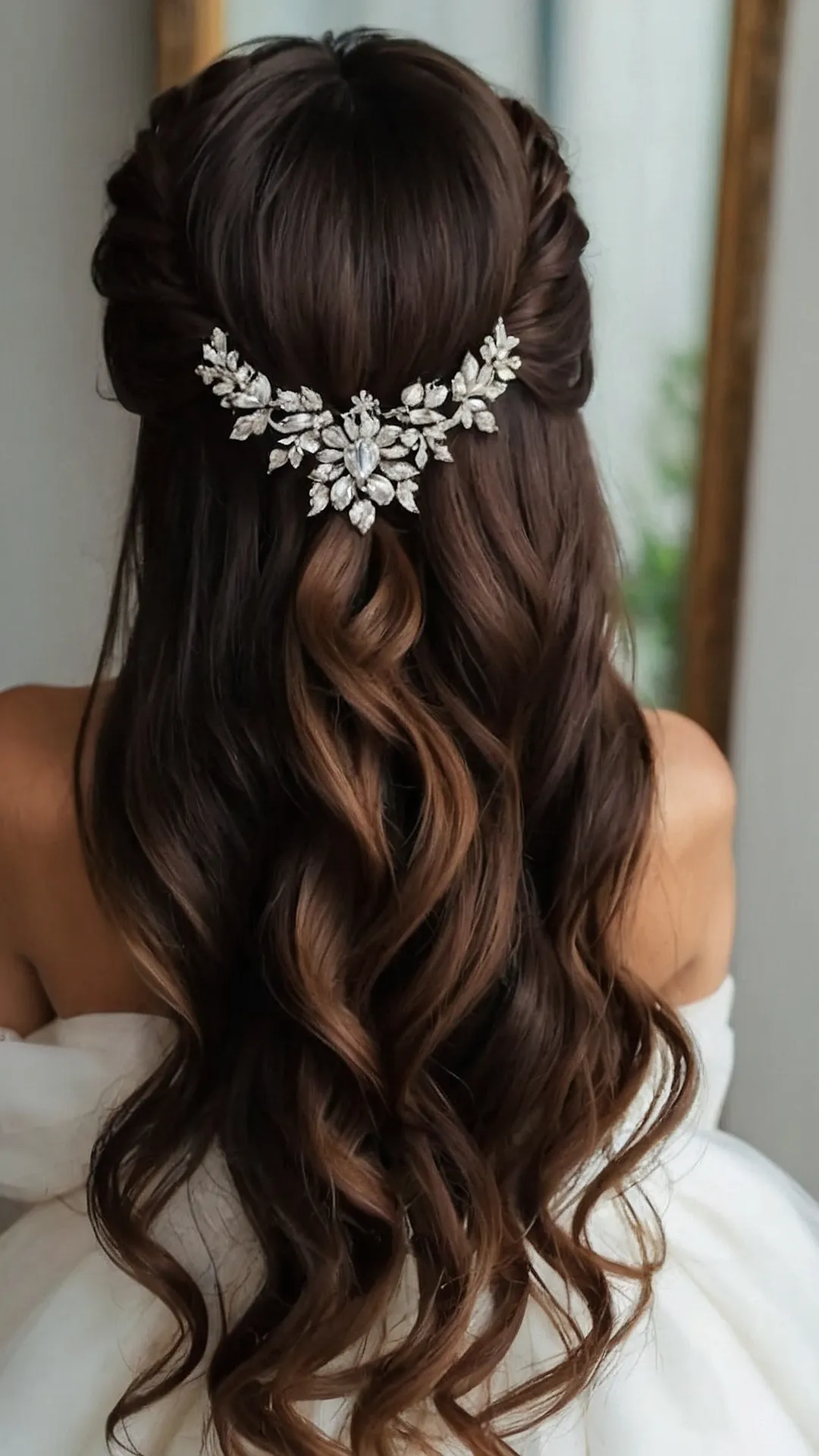 Dreamy Bridal Half-Up