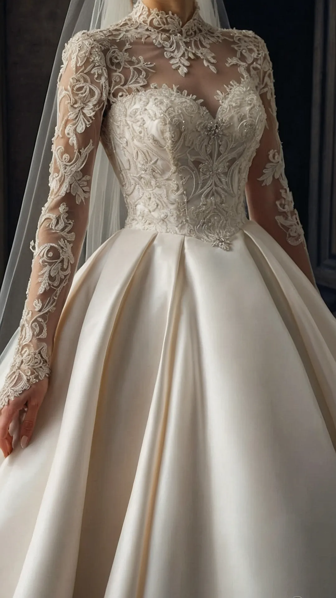 15 Dreamy White Ball Gown Wedding Dresses for Elegant Celebrations 35 Swirling Fairytale Gown