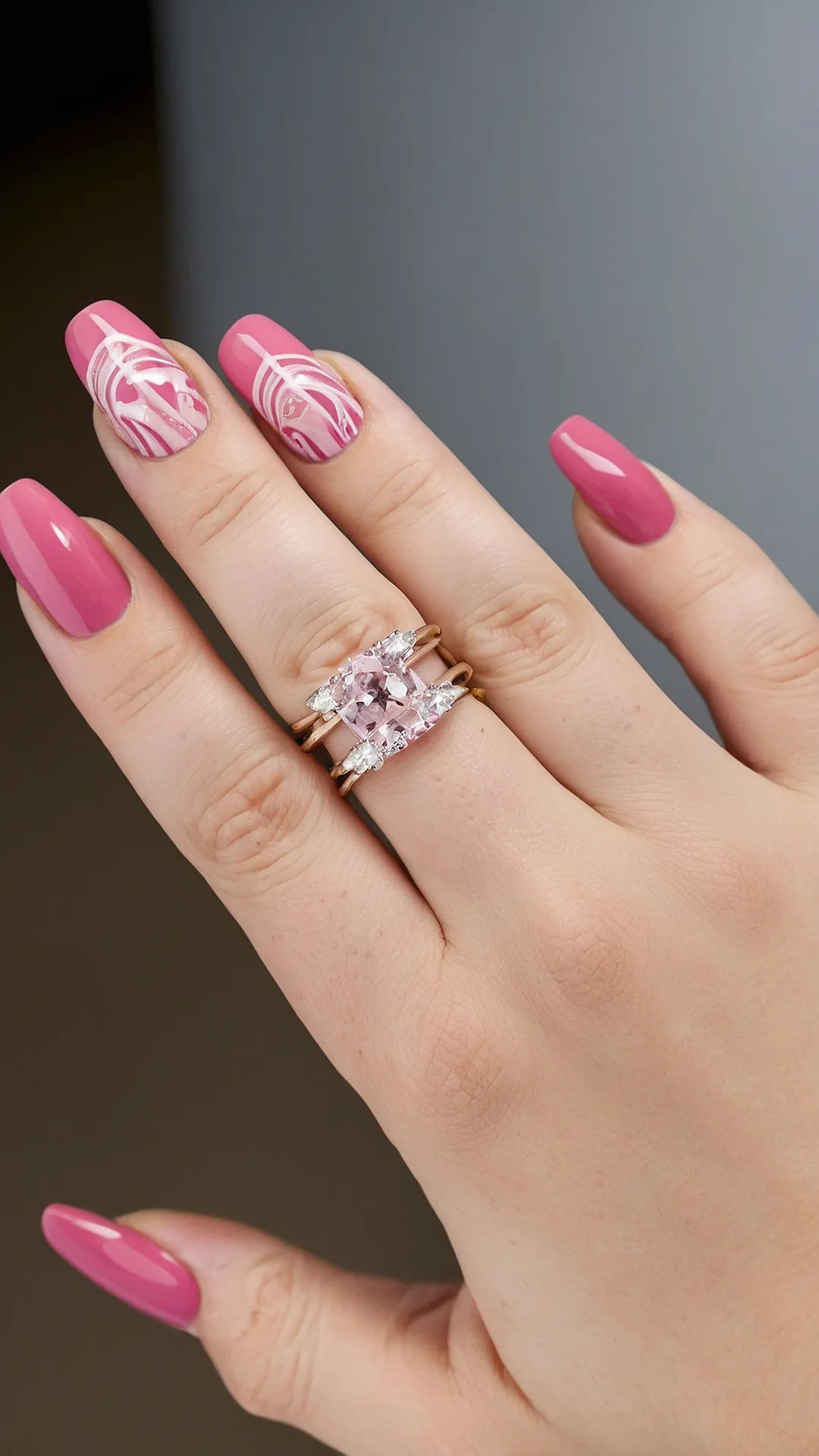 Rocking Dusty Rose Pink: 22 Nail Designs That are Total Game Changers 37 Rosy Rebelle