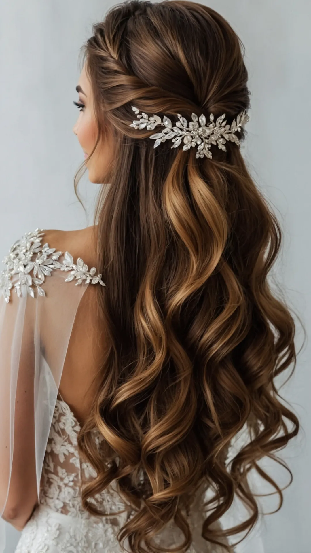 Creative Half Up Half Down Hairstyle Ideas to Wow Your Guests 42 Half-Up, Fully Bridal