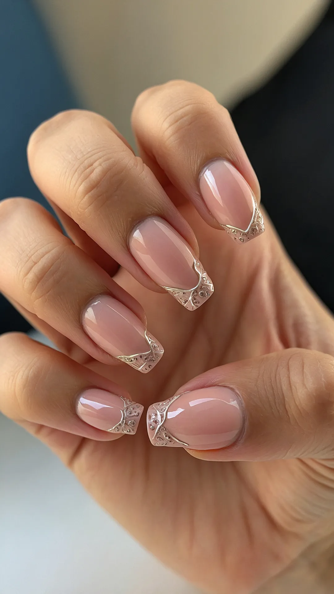 Unlocking Creativity: French Tips with a Fun Flair** ** 35 French Edge Nails