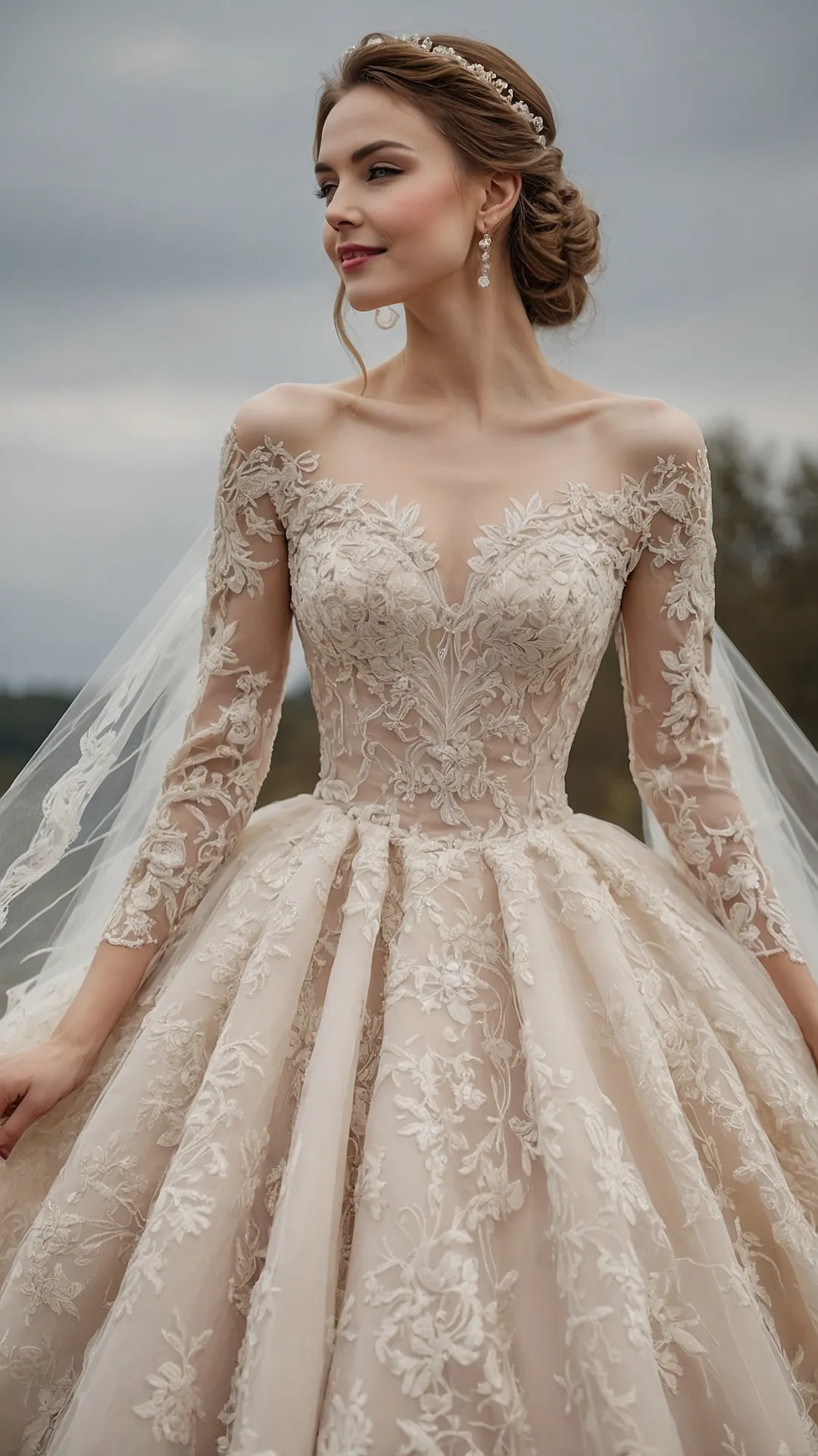 Whirl in Style: 20 Rococo Wedding Dresses to Inspire Your Big Day 37 Bridal Bling Beyond Belief