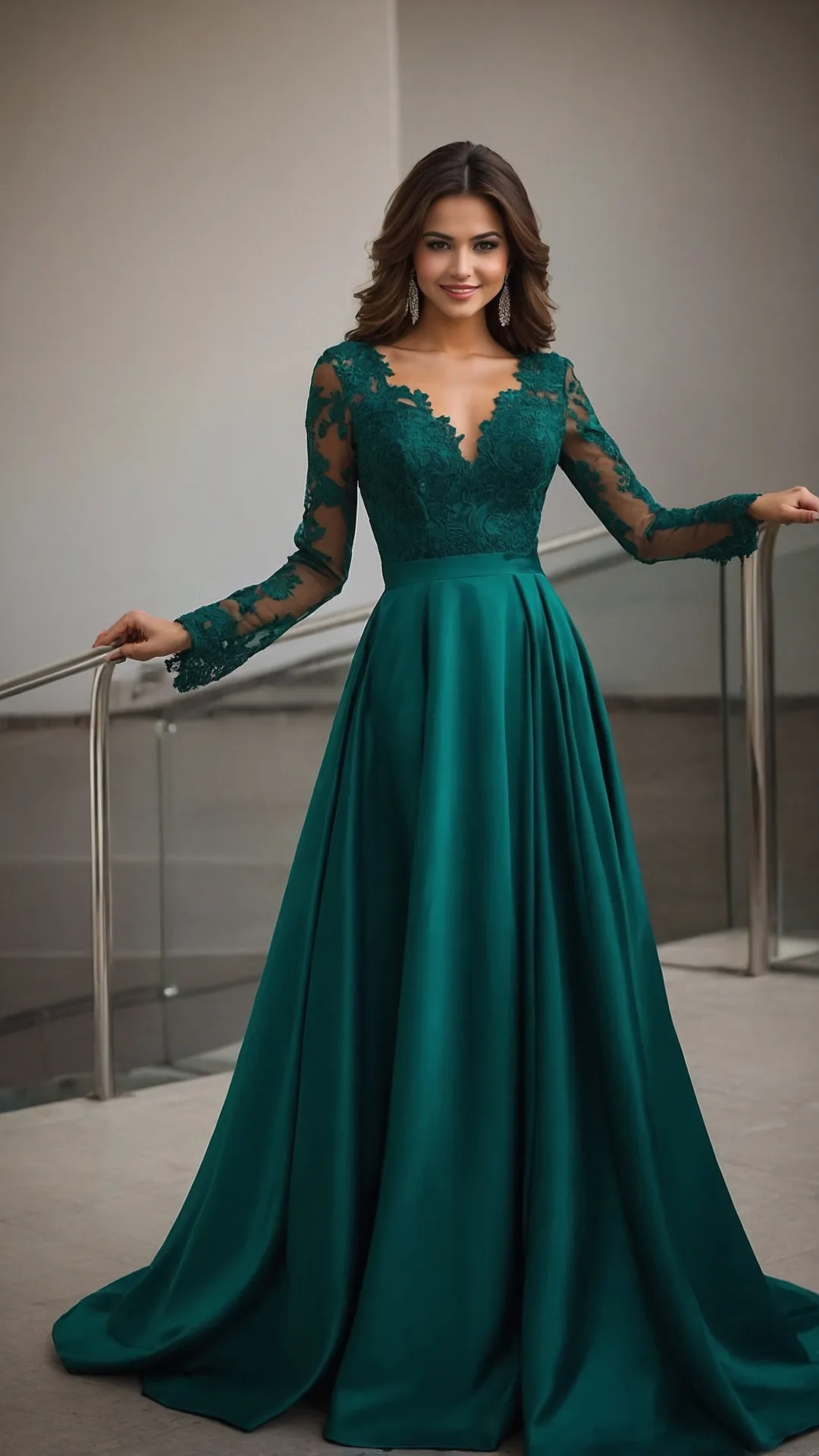 Unleash Your Style Potential with 21 Stunning Long Frock Designs 42 Bouquet of a Dress