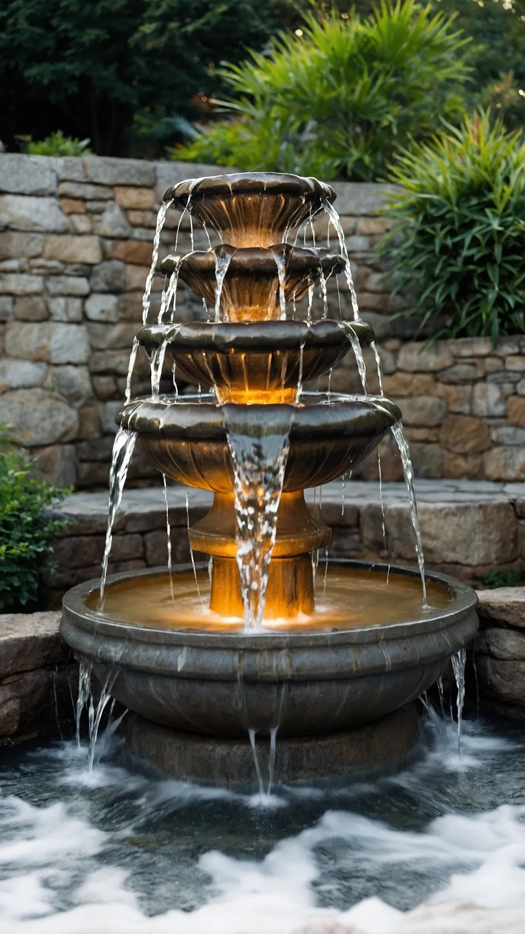 Fountain Fancies: Discover 17 Creative Water Little Wonderland Ideas 44 Zen Flow