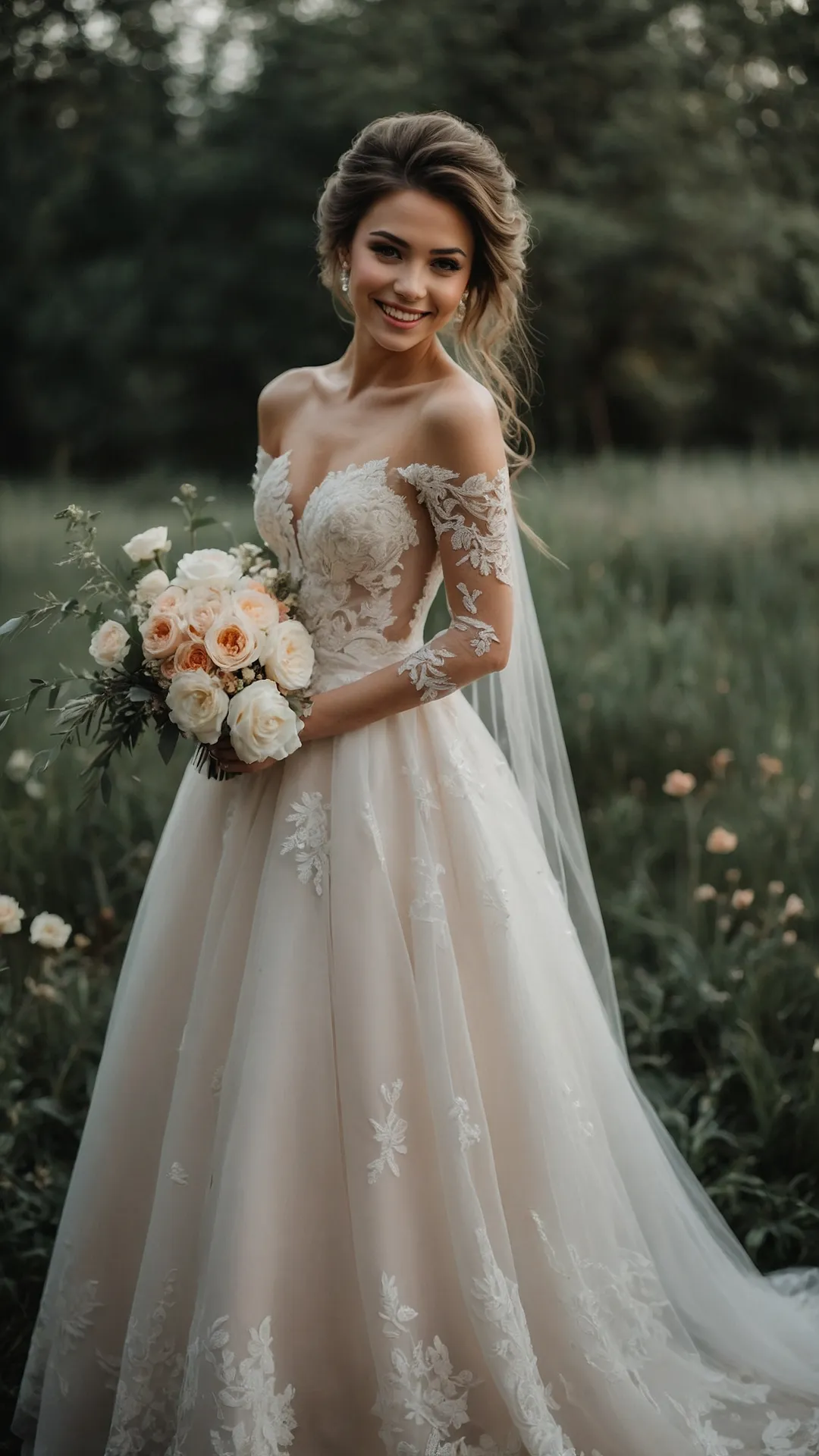 Indian Inspirations: 17 Beautifully Romantic Wedding Dresses 33 Storybook Silhouette