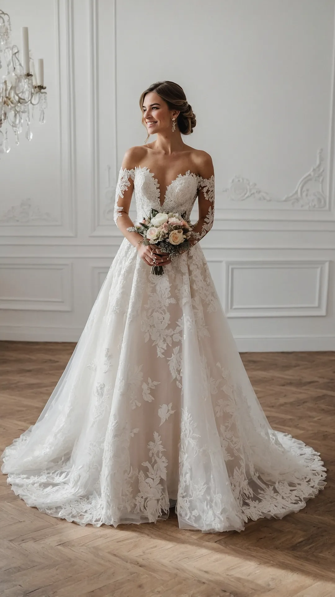 Enchanting Elegance: 20 Bridal Dress Trends for Your Winter Wedding 35 Royal Aura Gown