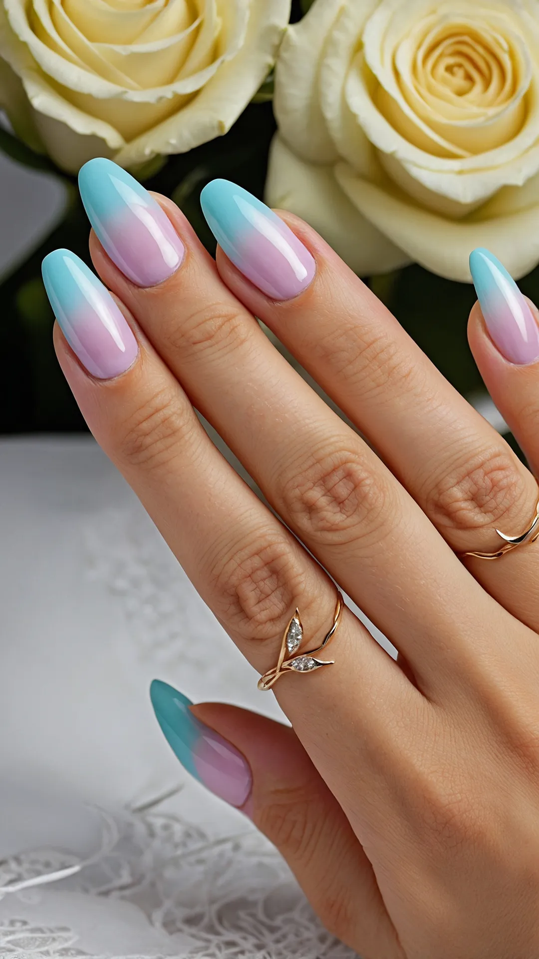 Effortlessly Stylish: 21 Simple Fall Nail Designs for 2024 38 Golden Ember Mani