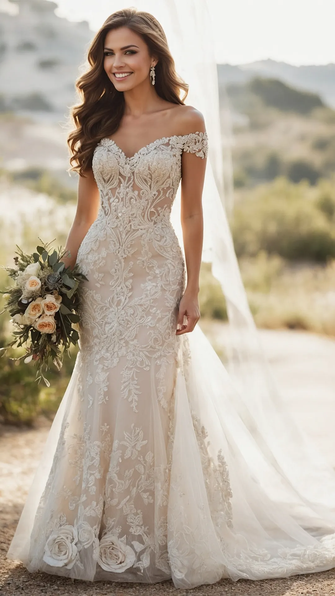 Pearl, Crystal, and Lace: 15 Beaded Wedding Dress Concepts to Wow Your Guests 33 Dreamy Dazzle
