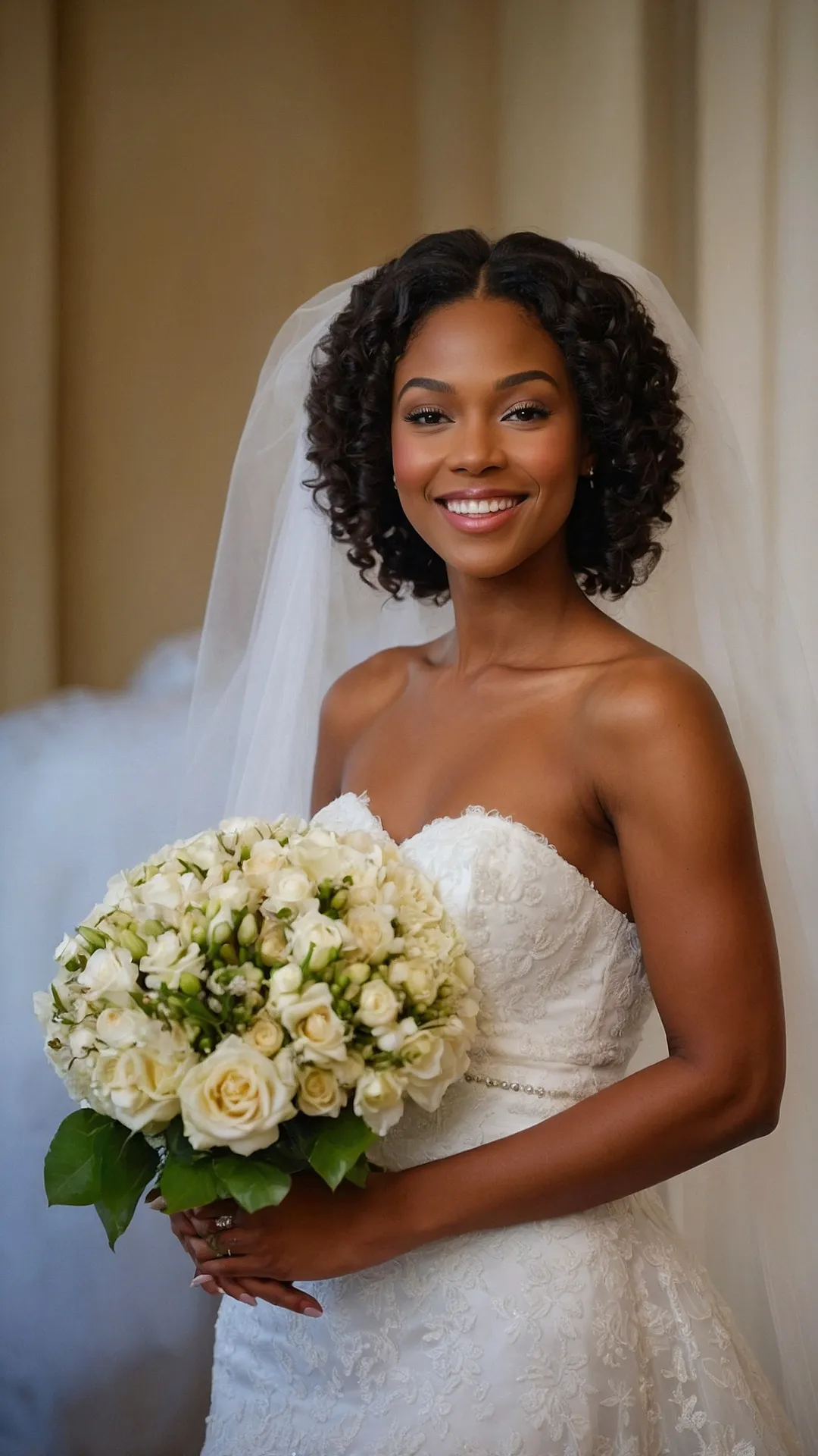Let Your Hair Down: 15 Spectacular Bridal Hairstyles to Inspire You 40 Glimmering