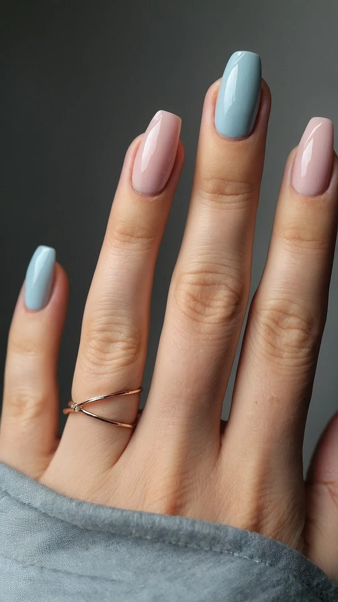 Dive into Azure: Trendy Blue Nail Designs for Summer 2024** ** 37 Match Made in Azure