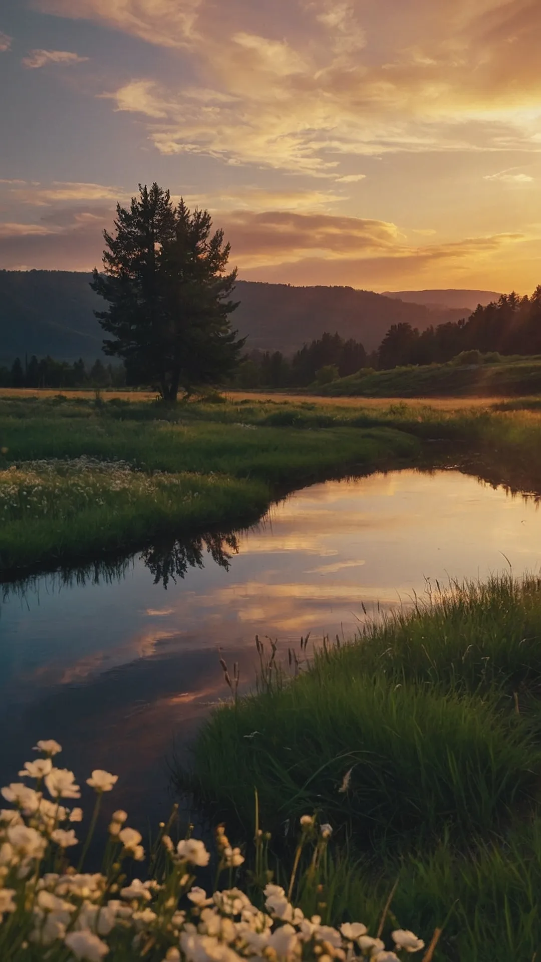 Serenity Found: Top 15 Wallpapers to Bring Calm to Your Screens 33 Chill Sunset Vibes
