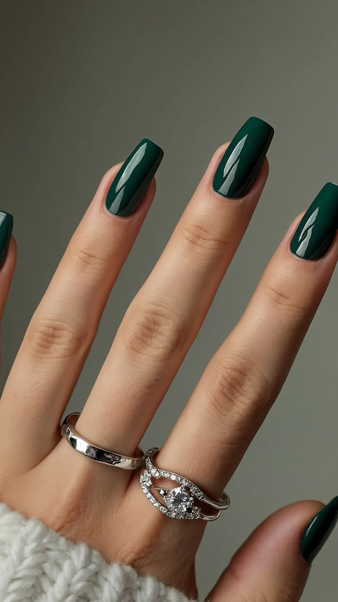 Elevate Your Nail Game with Dark Emerald Green: 17 Inspiring Ideas 38 Seriously Chic Nails