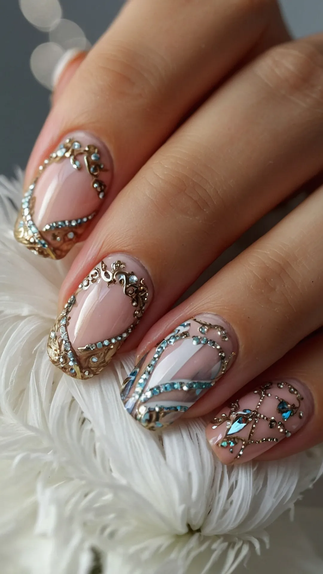 Dazzling Designs: 16 Wedding Nail Ideas for the Perfect Bride 39 Matrimony Mani