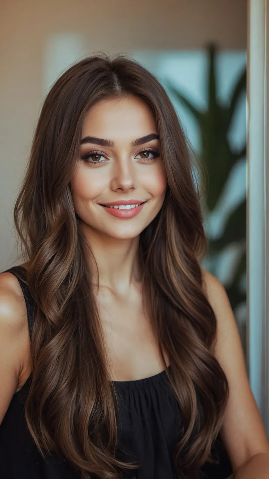 Beachy Brunette Bliss: 21 Ideas You Have to Try 44 Dark & Dazzling Strands