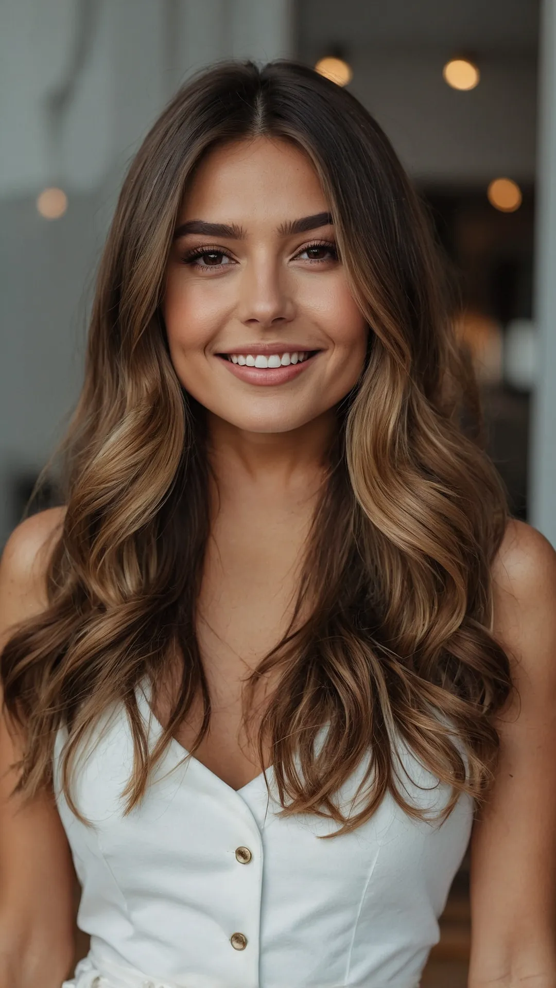 Sunlit Brunette Perfection