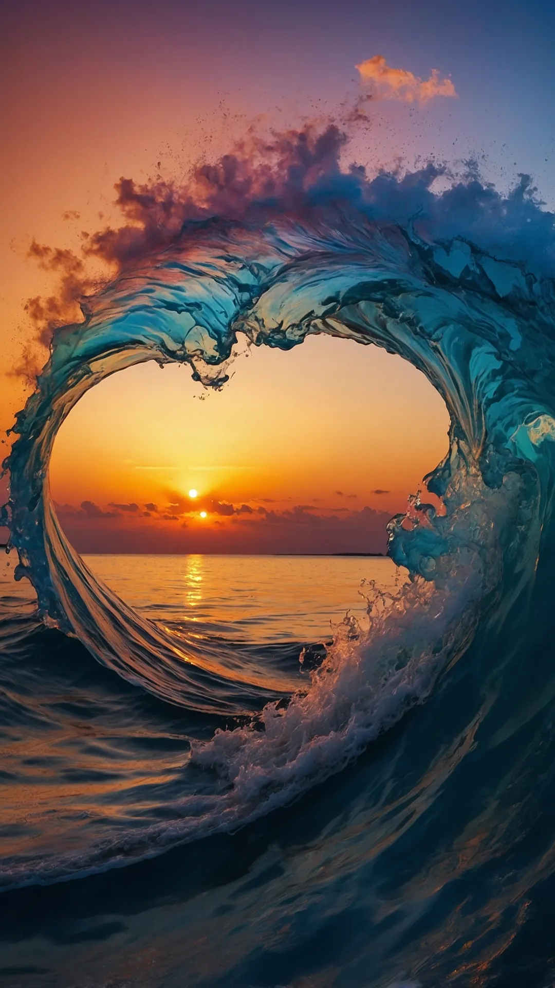 Sunset Horizon Screen