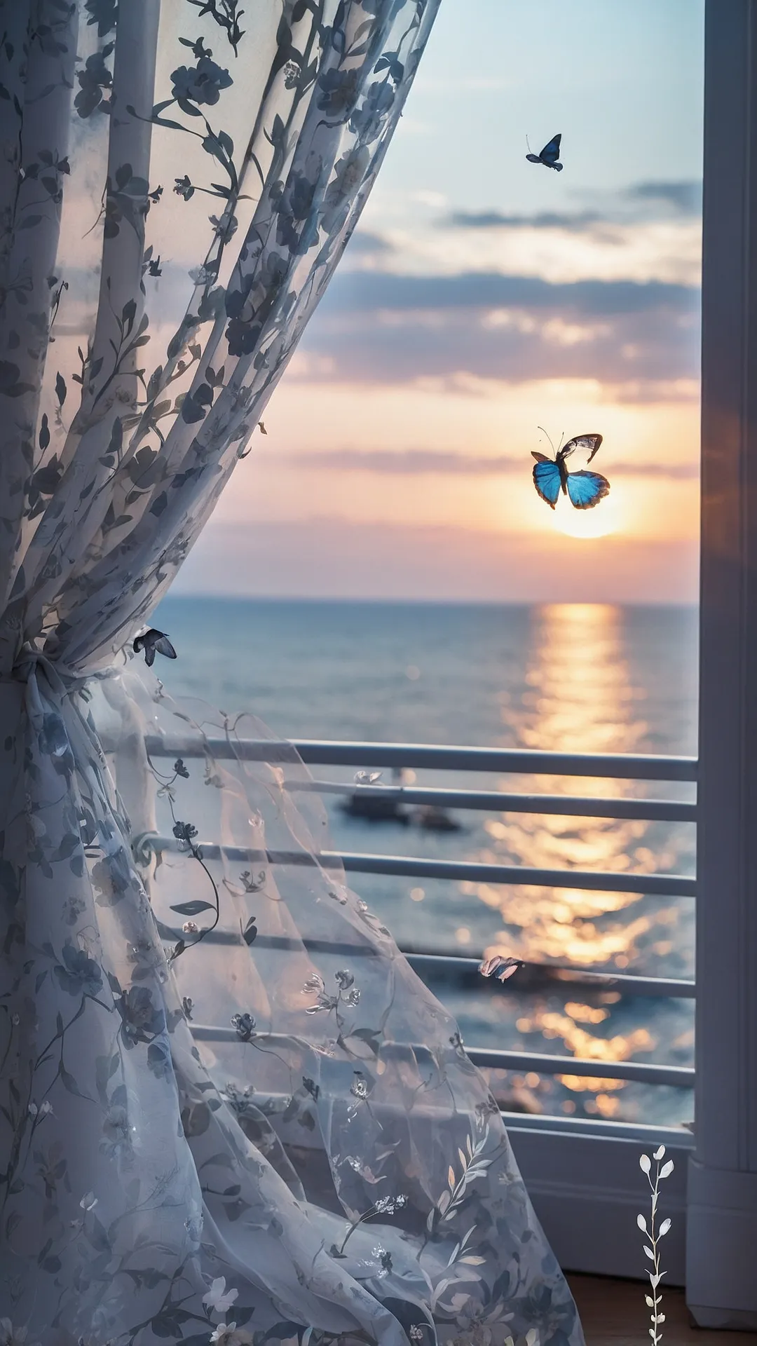 Winged Waves Screen