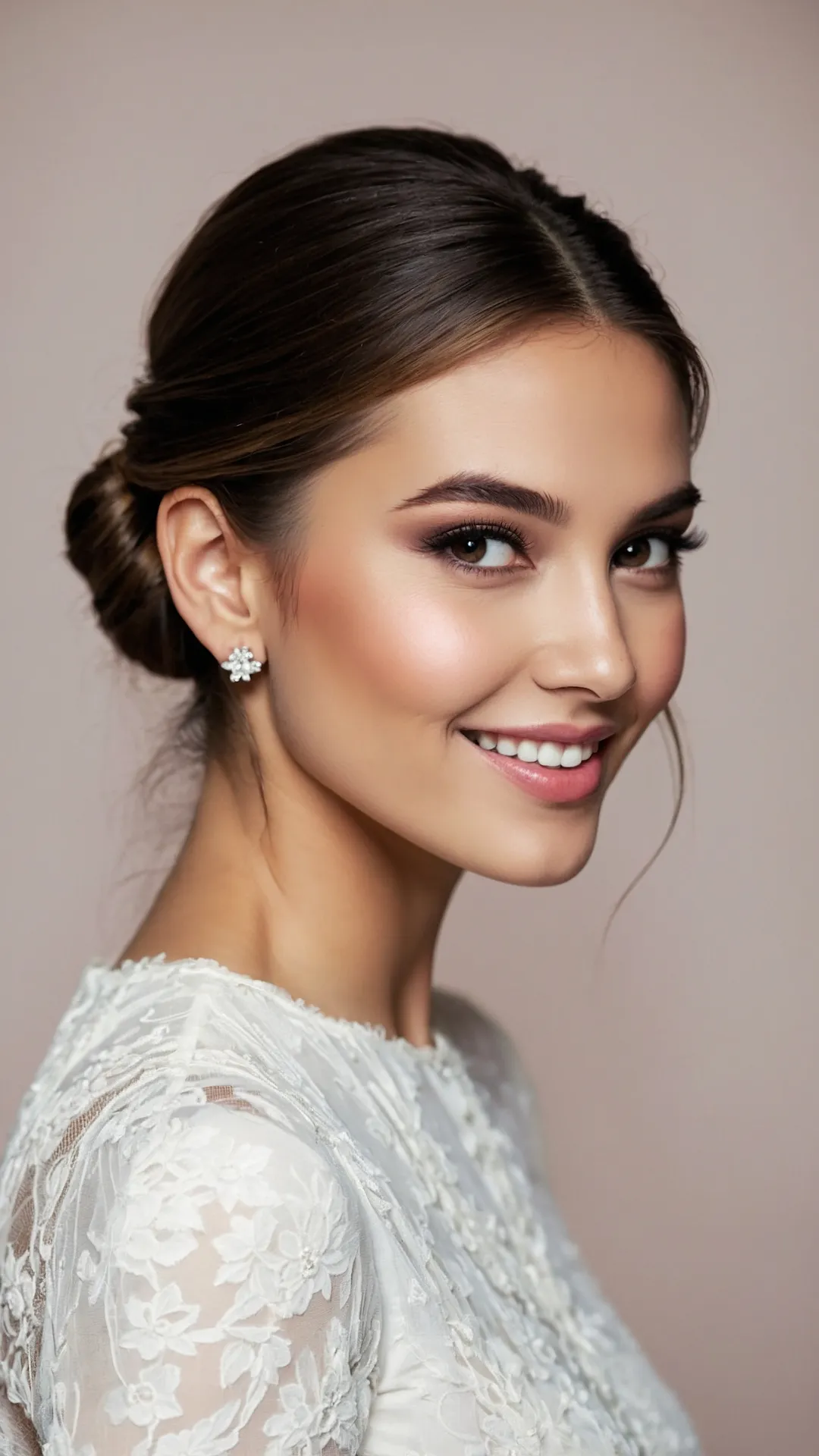 Effortless Bridal Updo