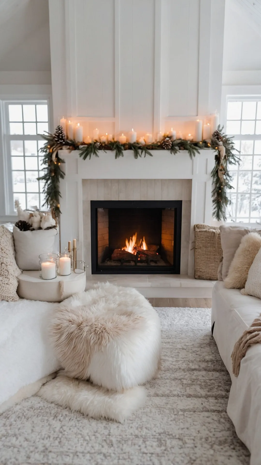 Winter's Glowing Heart