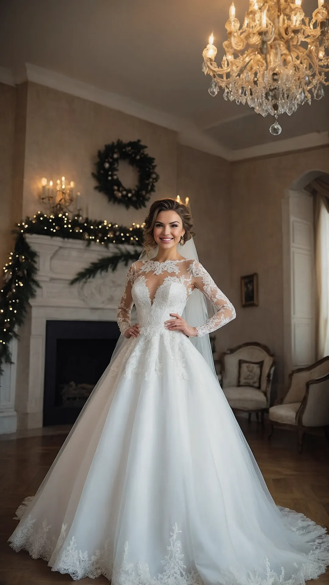 Gown of Gleaming Snow