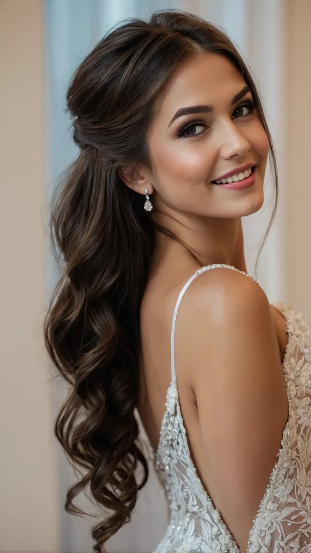 Vows & Voluminous Hair