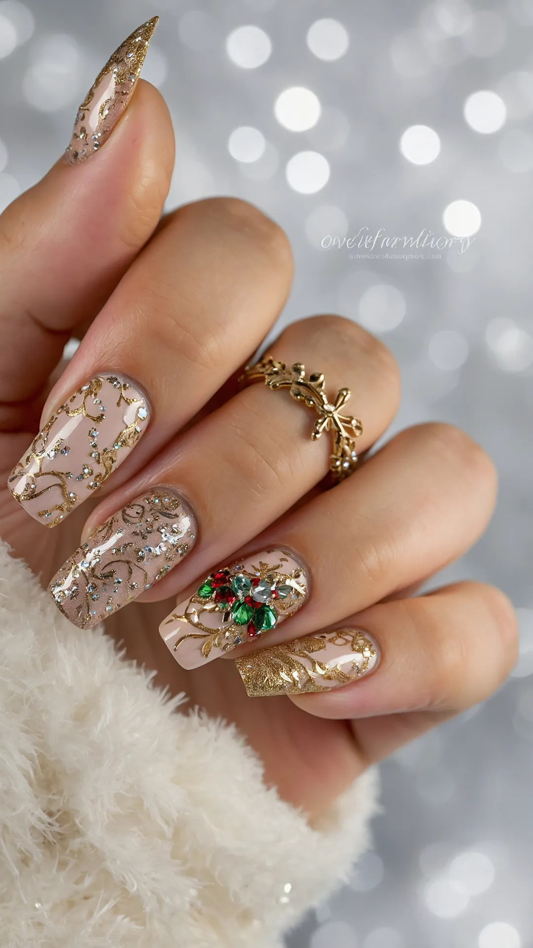 Winter Whimsy Nails