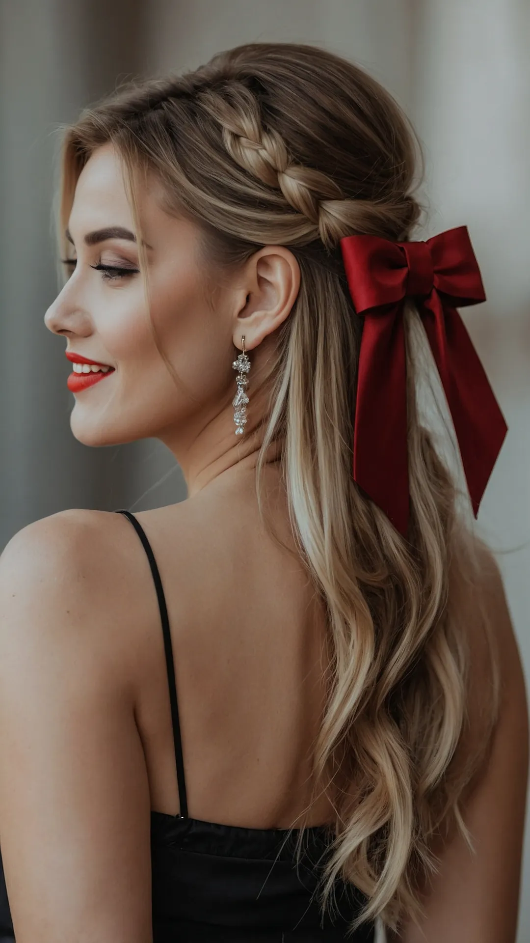 Bow-Ready Holiday Hair