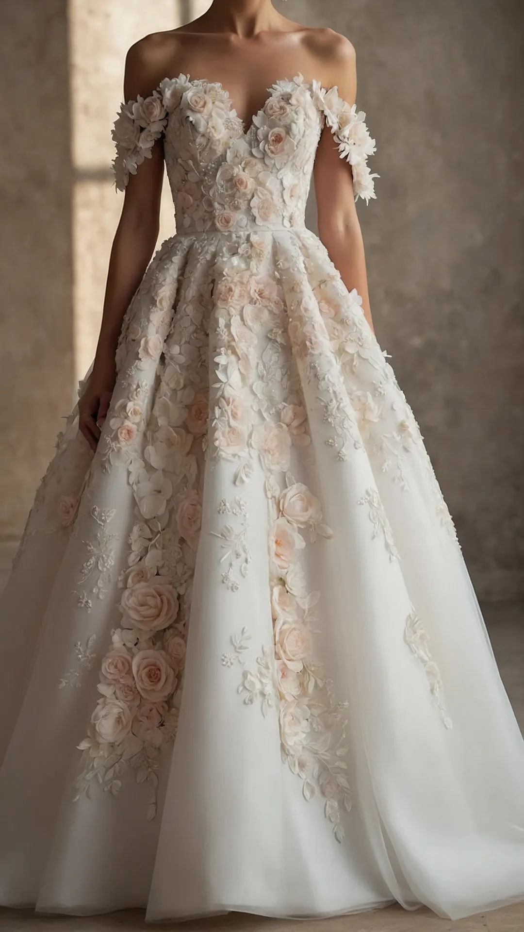 Sculpted Garden Gown