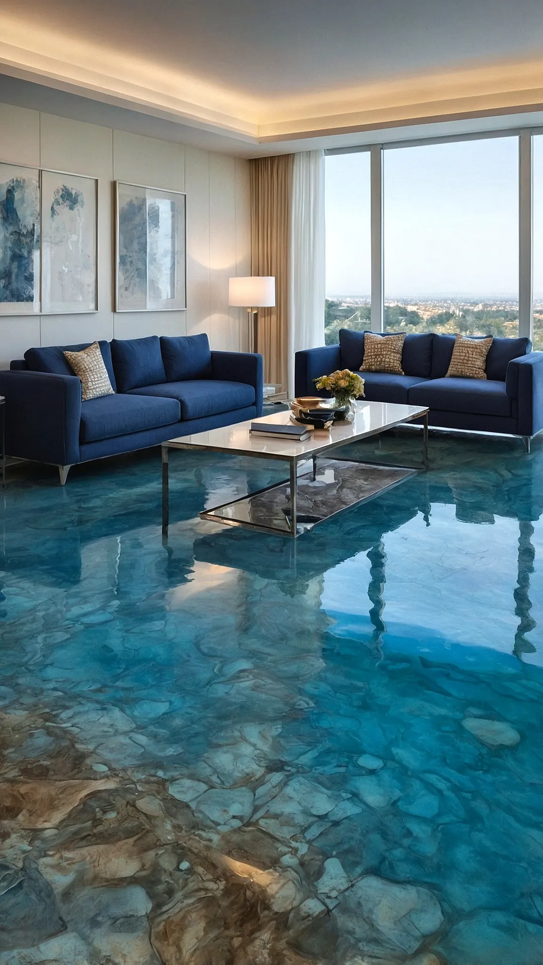 Coastal Calm, Indoors