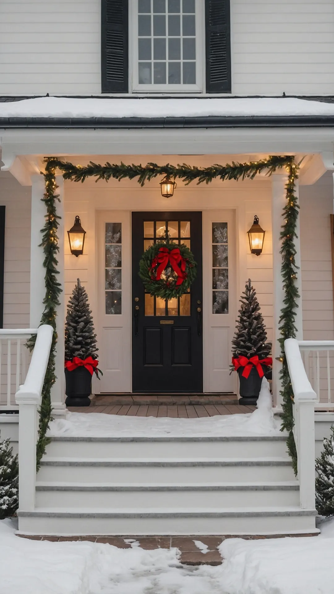 Sparkling Steps, Snowy Spruce