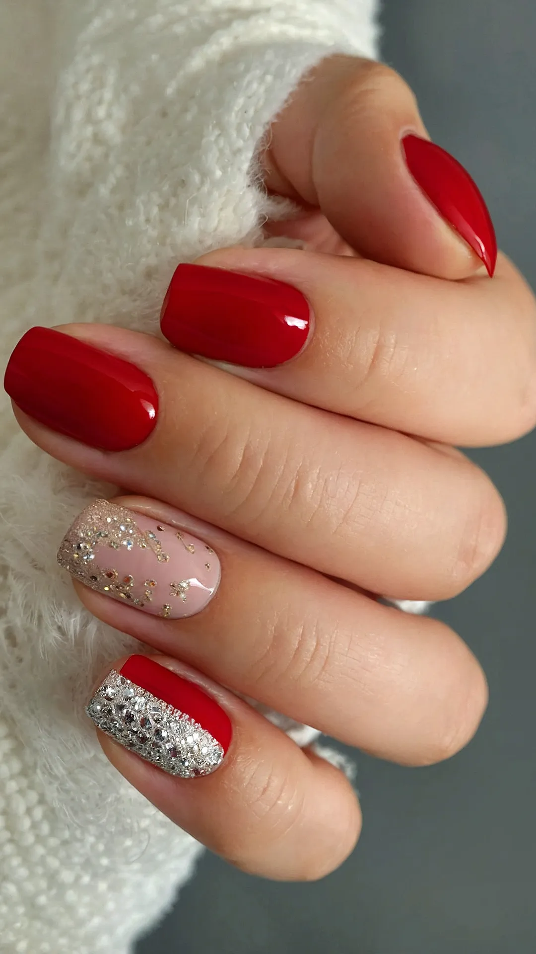 Cozy Red Sparkle