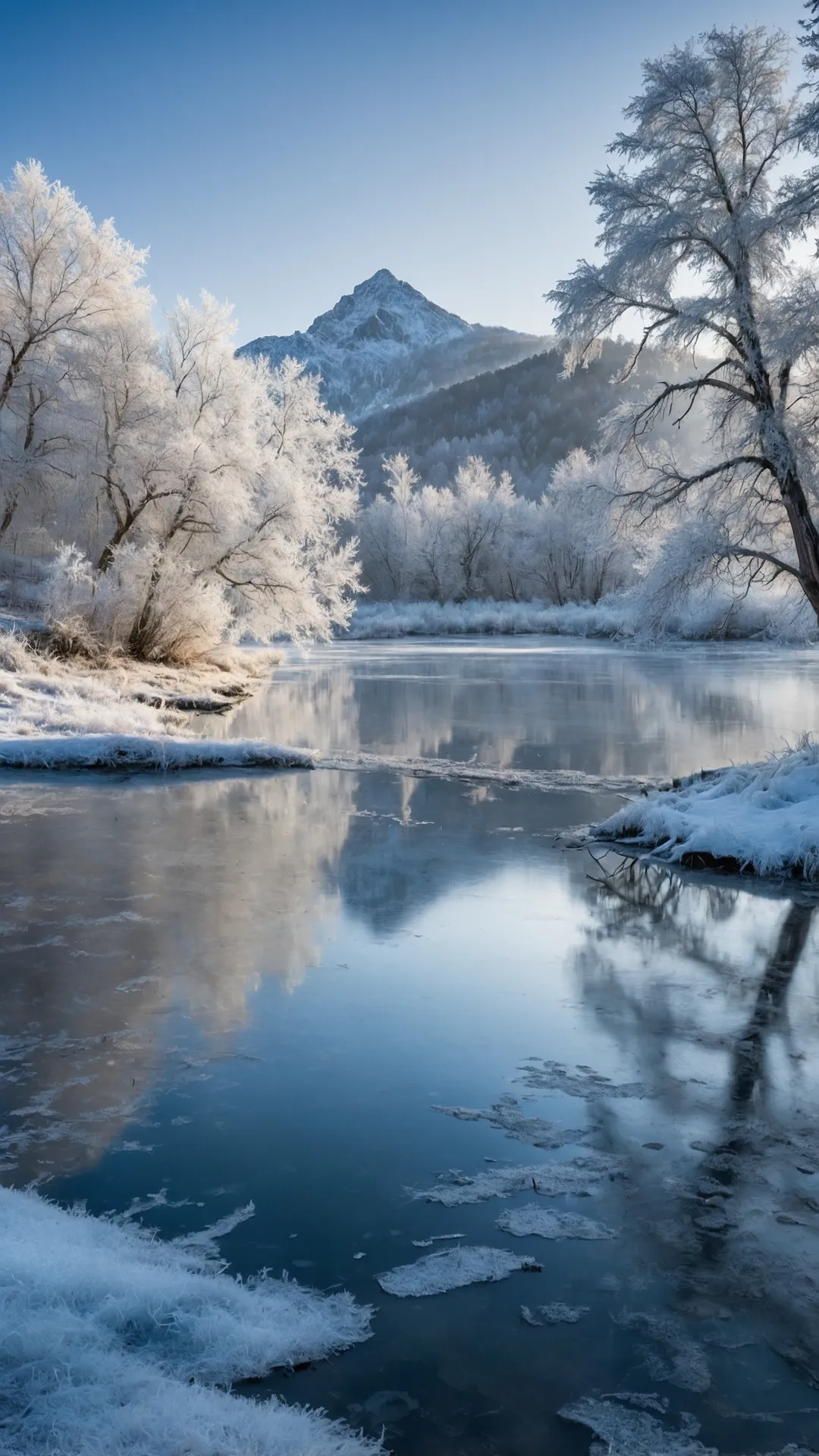 Winter's Digital Veil