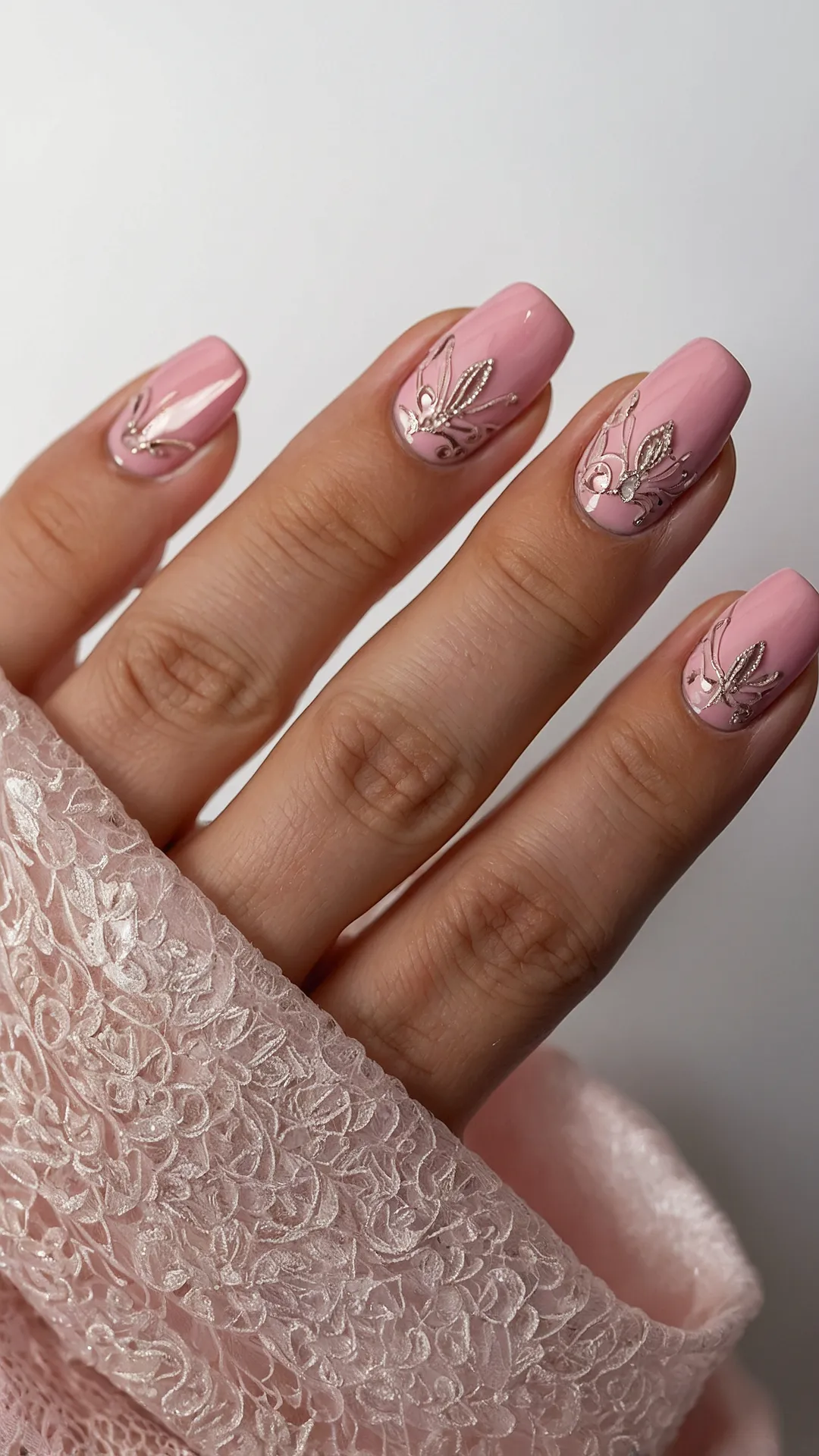 Glamorous Pink Mani