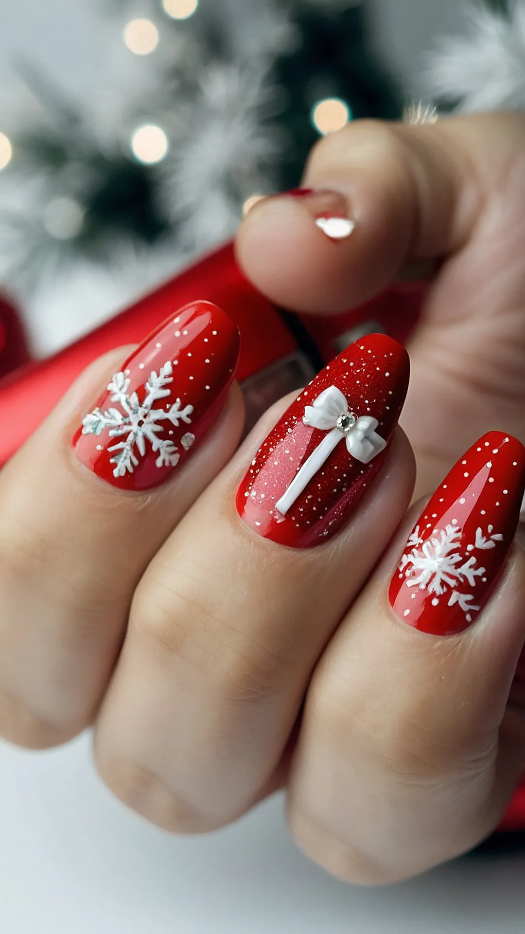 Cozy Christmas Nails